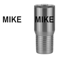 Thumbnail for Personalized Tall Travel Tumbler (20 oz) - Design View