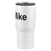 Thumbnail for Personalized Tall Travel Tumbler (20 oz) - Front Left View
