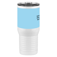 Thumbnail for Personalized Tall Travel Tumbler (20 oz) - Upload Your Art - Front View