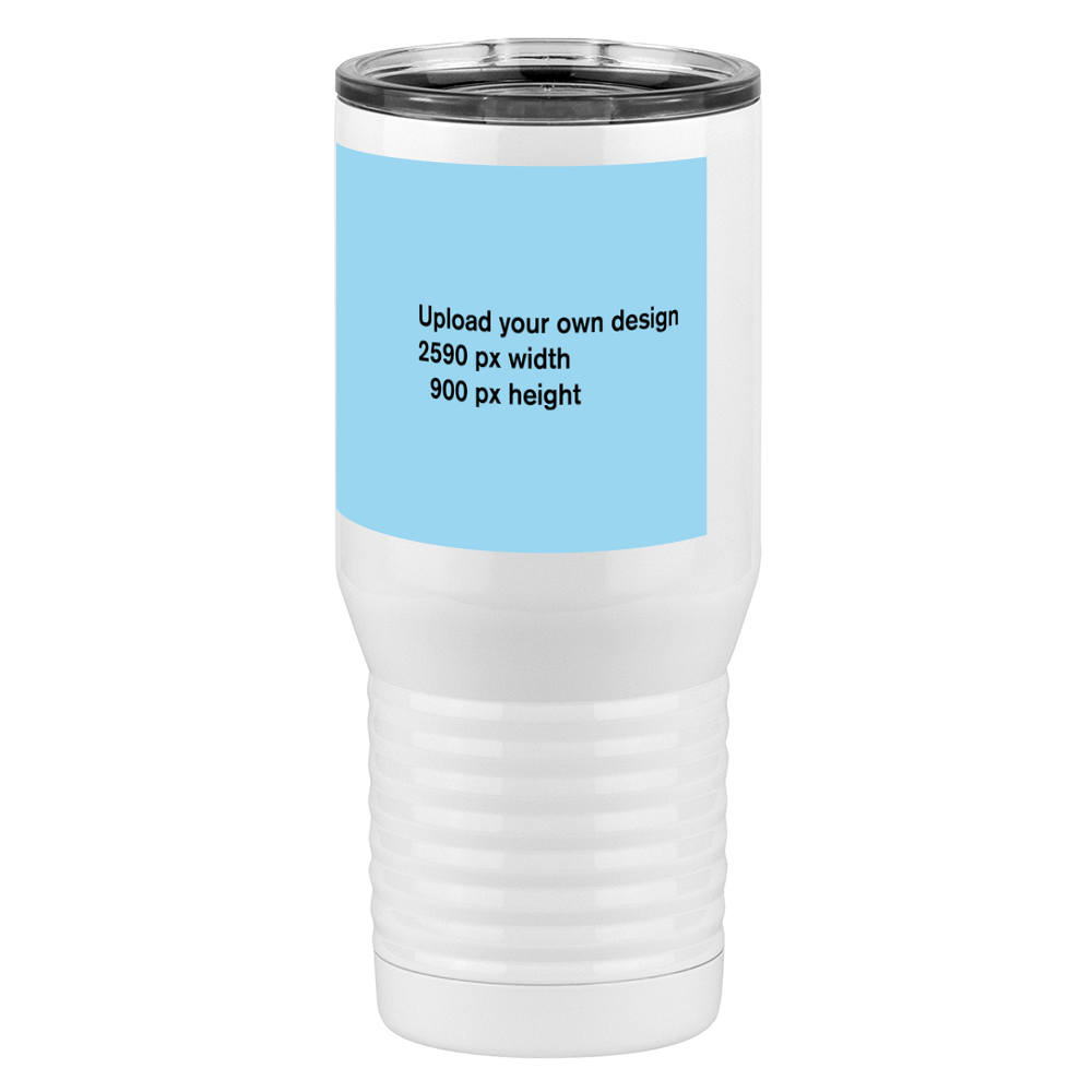 Personalized Tall Travel Tumbler (20 oz) - Upload Your Art - Right View