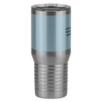 Thumbnail for Personalized Tall Travel Tumbler (20 oz) - Upload Your Art - Front View
