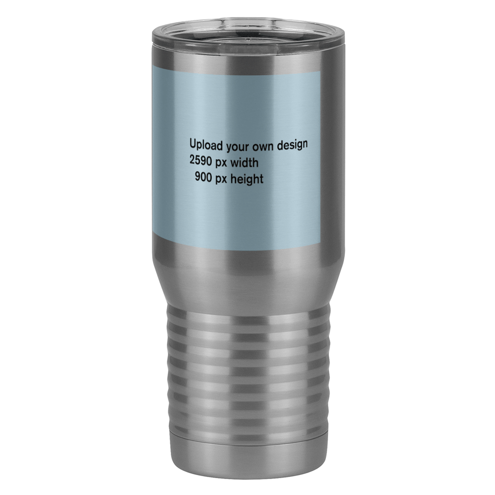 Personalized Tall Travel Tumbler (20 oz) - Upload Your Art - Right View