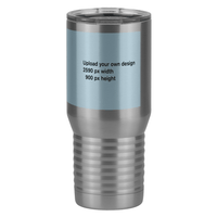 Thumbnail for Personalized Tall Travel Tumbler (20 oz) - Upload Your Art - Right View
