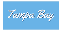 Thumbnail for Personalized Tampa Bay Beach Towel - Front View