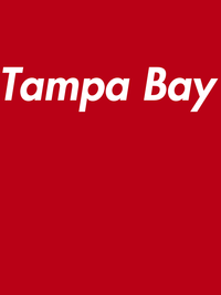 Thumbnail for Personalized Tampa Bay T-Shirt - Red - Decorate View