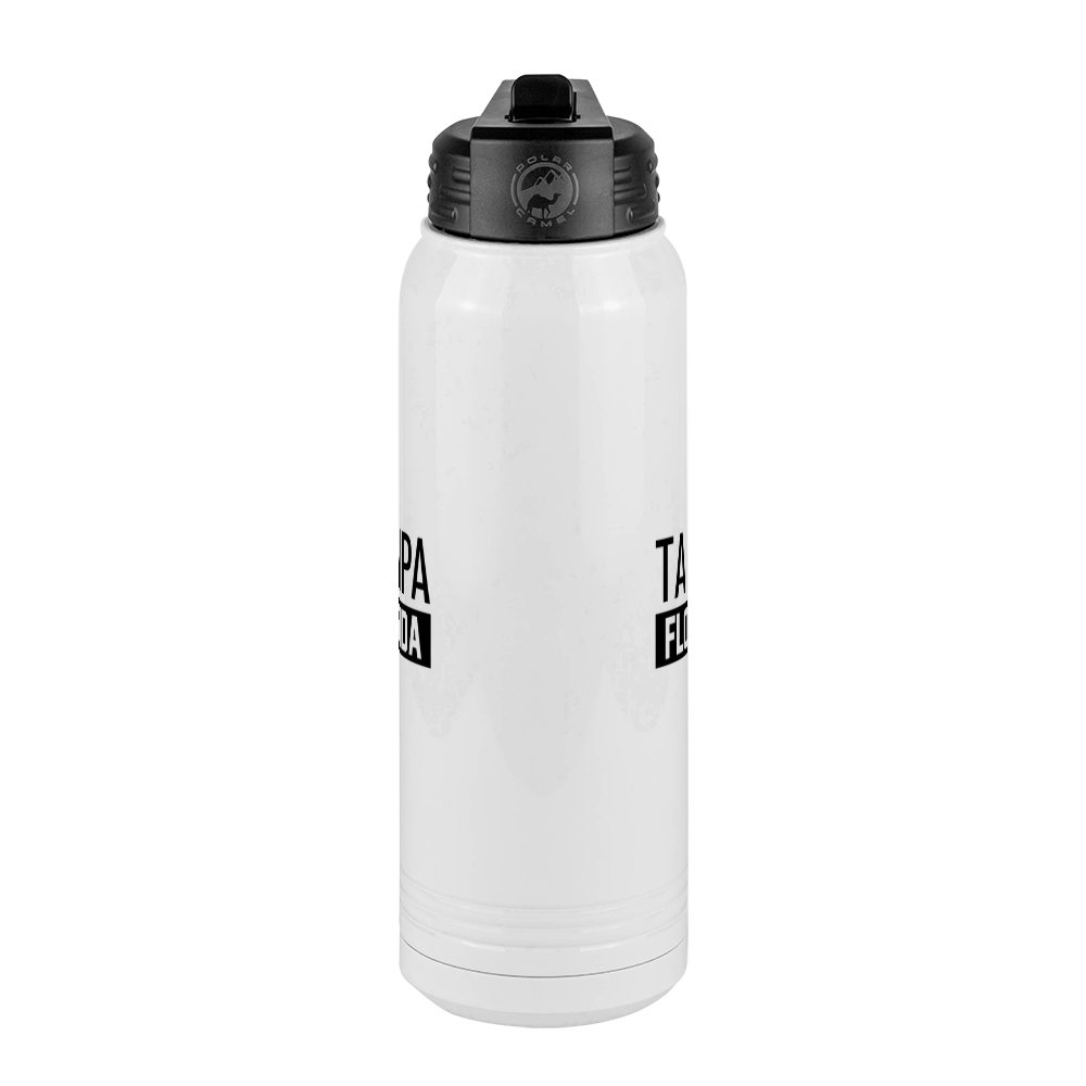 Personalized Tampa Florida Water Bottle (30 oz) - Center View