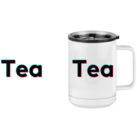 Thumbnail for Tea Coffee Mug Tumbler with Handle (15 oz) - TikTok Trends - Design View