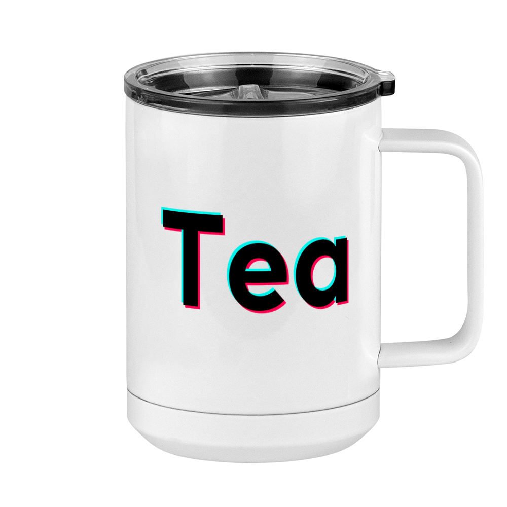 Tea Coffee Mug Tumbler with Handle (15 oz) - TikTok Trends - Right View
