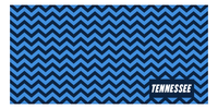 Thumbnail for Personalized Tennessee Chevron Beach Towel - Front View