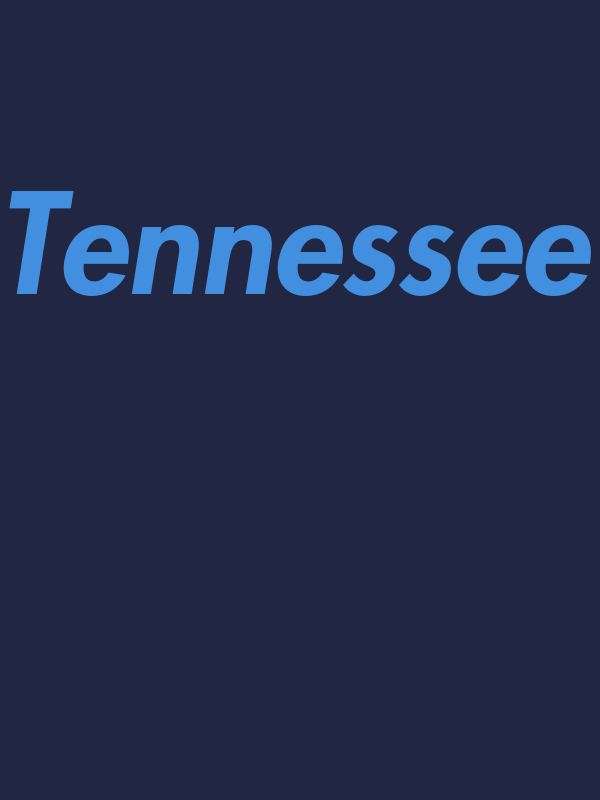 Personalized Tennessee T-Shirt - Blue - Decorate View