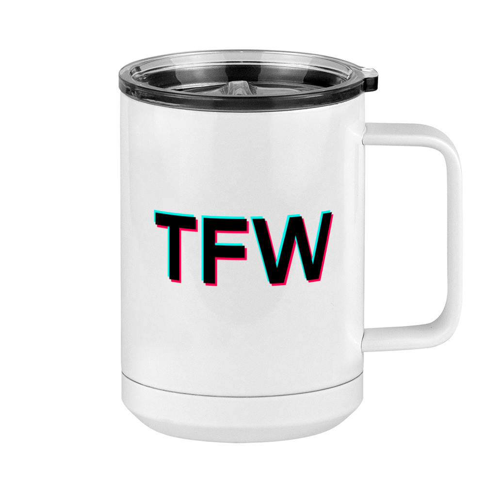 TFW Coffee Mug Tumbler with Handle (15 oz) - TikTok Trends - Right View