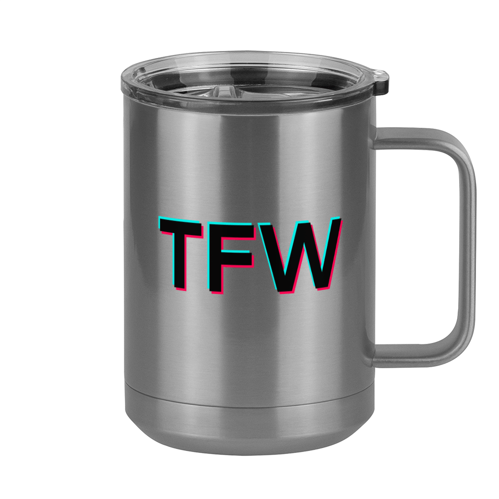 TFW Coffee Mug Tumbler with Handle (15 oz) - TikTok Trends - Right View