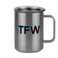 Thumbnail for TFW Coffee Mug Tumbler with Handle (15 oz) - TikTok Trends - Right View