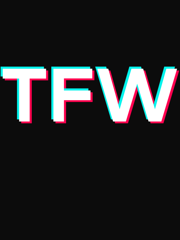 TFW T-Shirt - Black - TikTok Trends - Decorate View