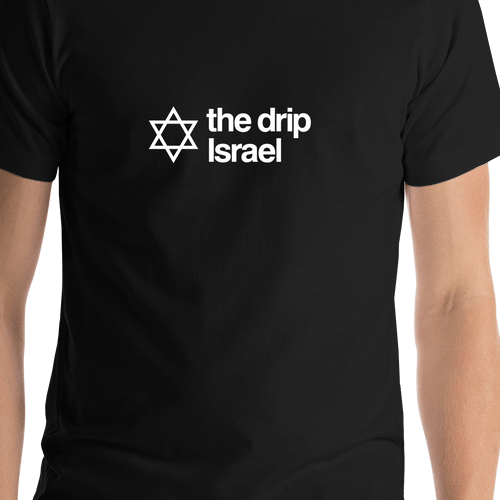 The Drip Israel T-Shirt - Jewish Star of David - Shirt Close-Up View