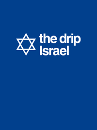 Thumbnail for The Drip Israel T-Shirt - Jewish Star of David - Decorate View