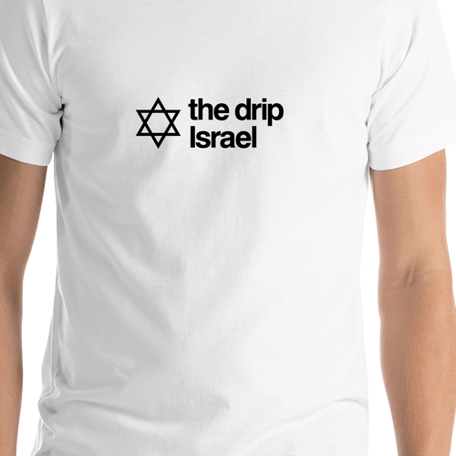 The Drip Israel T-Shirt - Jewish Star of David - Shirt Close-Up View