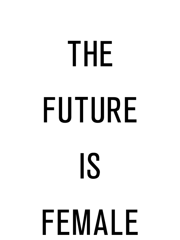 The Future Is Female T-Shirt - White - Decorate View
