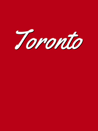 Thumbnail for Personalized Toronto T-Shirt - Red - Decorate View