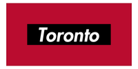 Thumbnail for Personalized Toronto Beach Towel - Front View