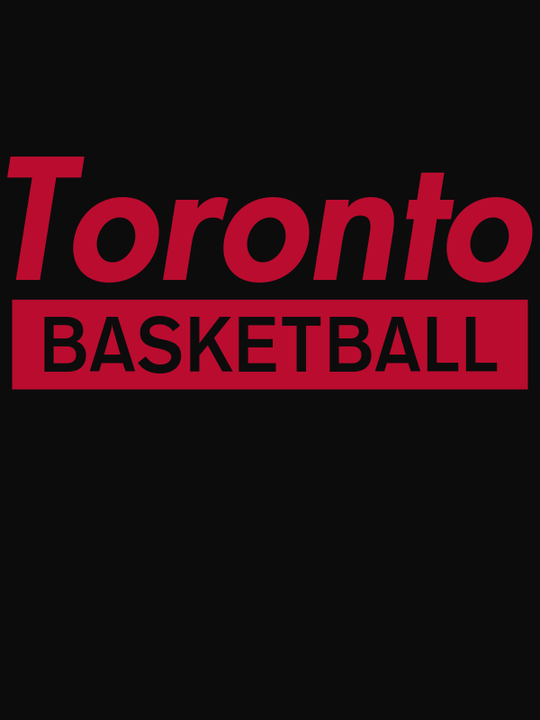 Toronto Basketball T-Shirt - Black - Decorate View