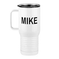 Thumbnail for Personalized Travel Coffee Mug Tumbler with Handle (20 oz) - Left View