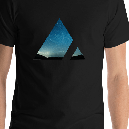 Triangle Sky T-Shirt - Shirt Close-Up View