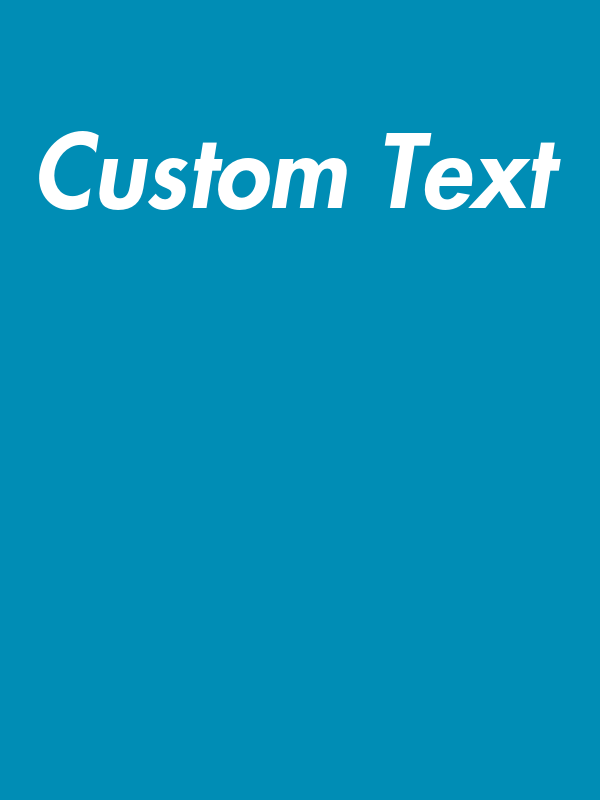 Personalized T-Shirt - Aqua - Your Custom Text - Decorate View
