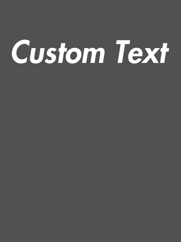 Personalized T-Shirt - Asphalt - Your Custom Text - Decorate View