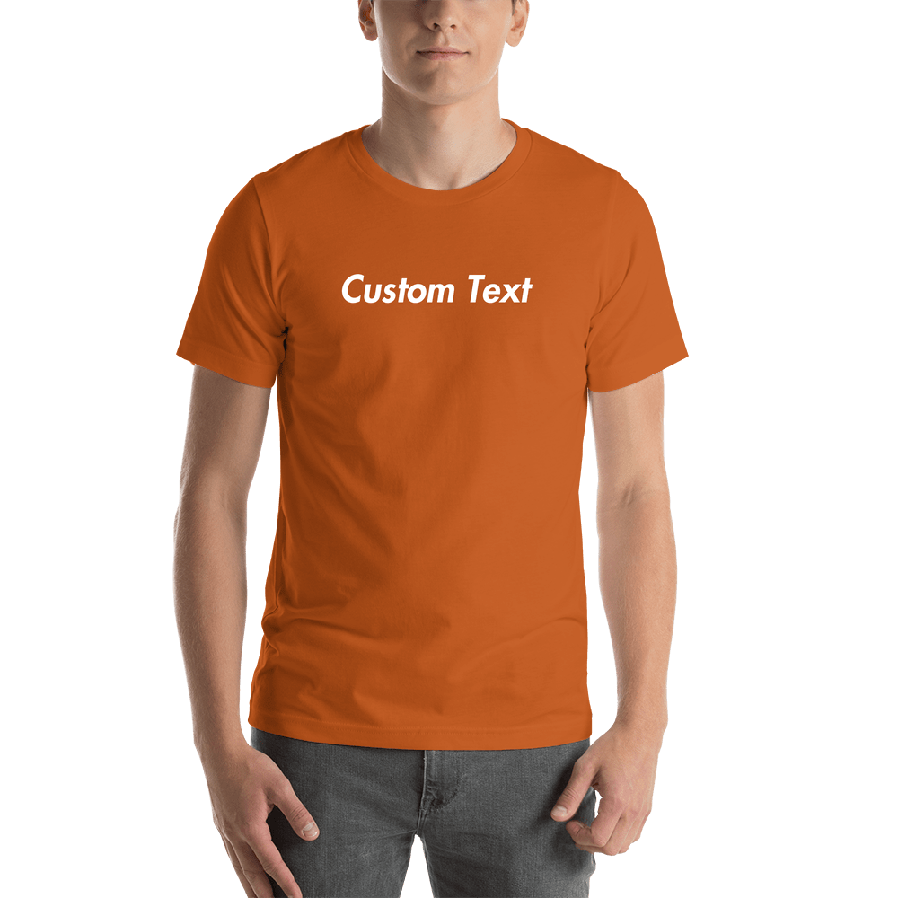 Personalized T-Shirt - Autumn - Your Custom Text - Shirt View