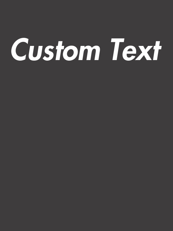 Personalized T-Shirt - Dark Grey Heather - Your Custom Text - Decorate View