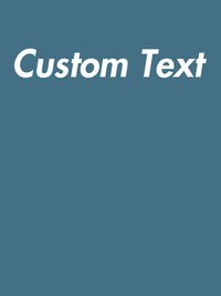 Thumbnail for Personalized T-Shirt - Heather Deep Teal - Your Custom Text - Decorate View