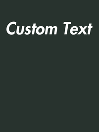 Thumbnail for Personalized T-Shirt - Heather Forest - Your Custom Text - Decorate View