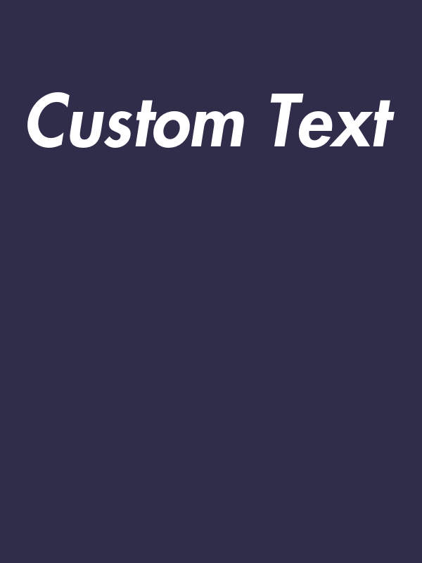 Personalized T-Shirt - Heather Midnight Navy - Your Custom Text - Decorate View
