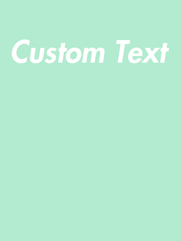 Personalized T-Shirt - Heather Mint - Your Custom Text - Decorate View