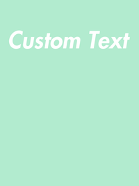 Thumbnail for Personalized T-Shirt - Heather Mint - Your Custom Text - Decorate View