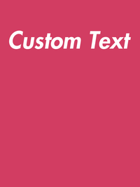 Thumbnail for Personalized T-Shirt - Heather Raspberry - Your Custom Text - Decorate View