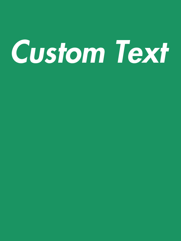 Personalized T-Shirt - Kelly Green - Your Custom Text - Decorate View