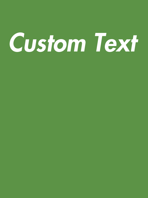Personalized T-Shirt - Leaf Green - Your Custom Text - Decorate View