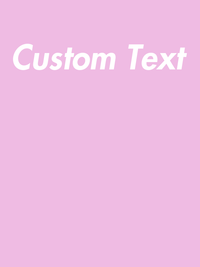 Thumbnail for Personalized T-Shirt - Lilac - Your Custom Text - Decorate View