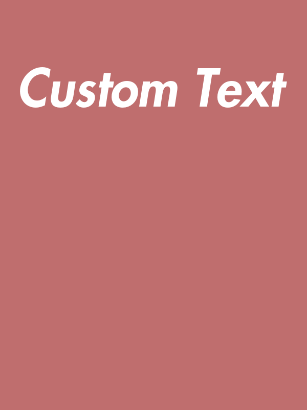 Personalized T-Shirt - Mauve - Your Custom Text - Decorate View