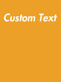Thumbnail for Personalized T-Shirt - Mustard - Your Custom Text - Decorate View