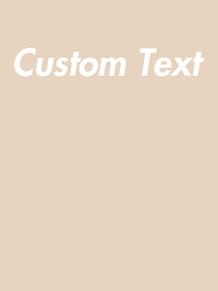 Thumbnail for Personalized T-Shirt - Soft Cream - Your Custom Text - Decorate View