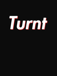 Thumbnail for Turnt T-Shirt - Black - Decorate View
