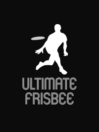 Thumbnail for Personalized Ultimate Frisbee T-Shirt - Black - Decorate View
