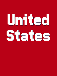 Thumbnail for Personalized United States T-Shirt - Red - Decorate View