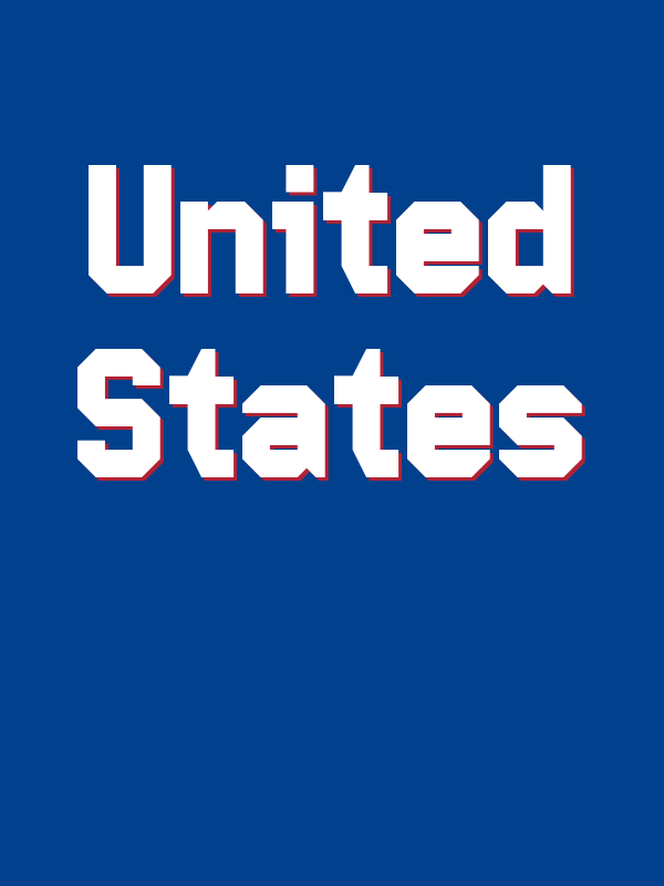 Personalized United States T-Shirt - Blue - Decorate View