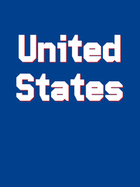 Thumbnail for Personalized United States T-Shirt - Blue - Decorate View