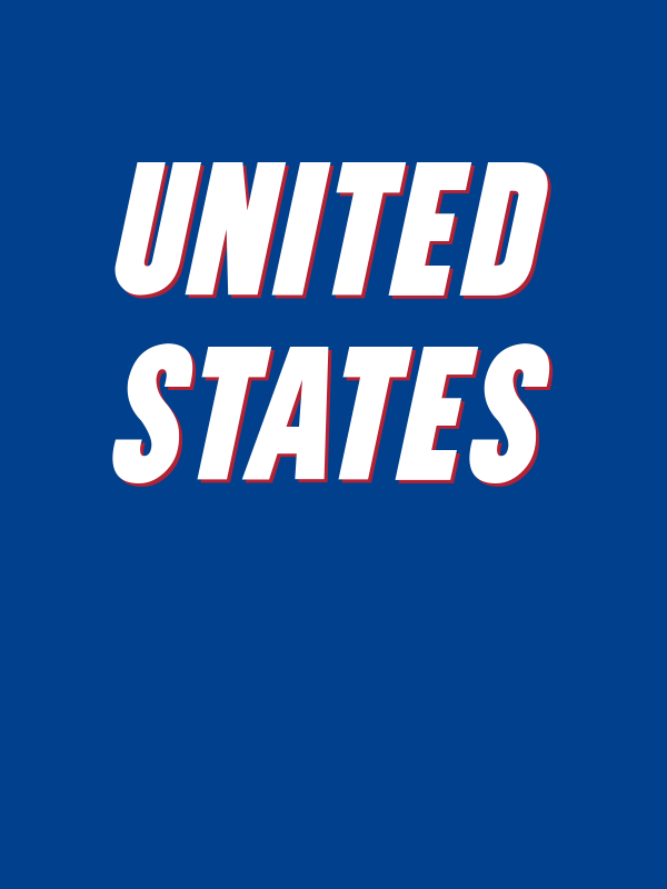 Personalized United States T-Shirt - Blue - Decorate View