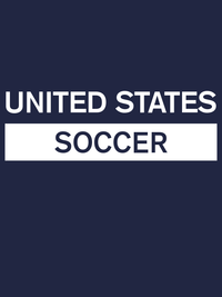 Thumbnail for United States Soccer T-Shirt - Navy Blue - Decorate View